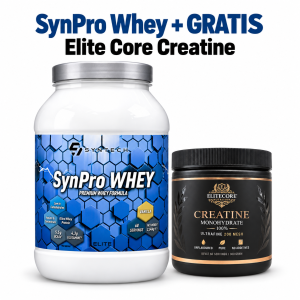 Mockup synpro whey met gratis creatine aanbieding
