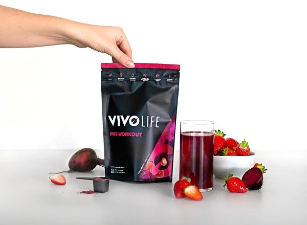 Vivo Life Pre-Workout in een glas