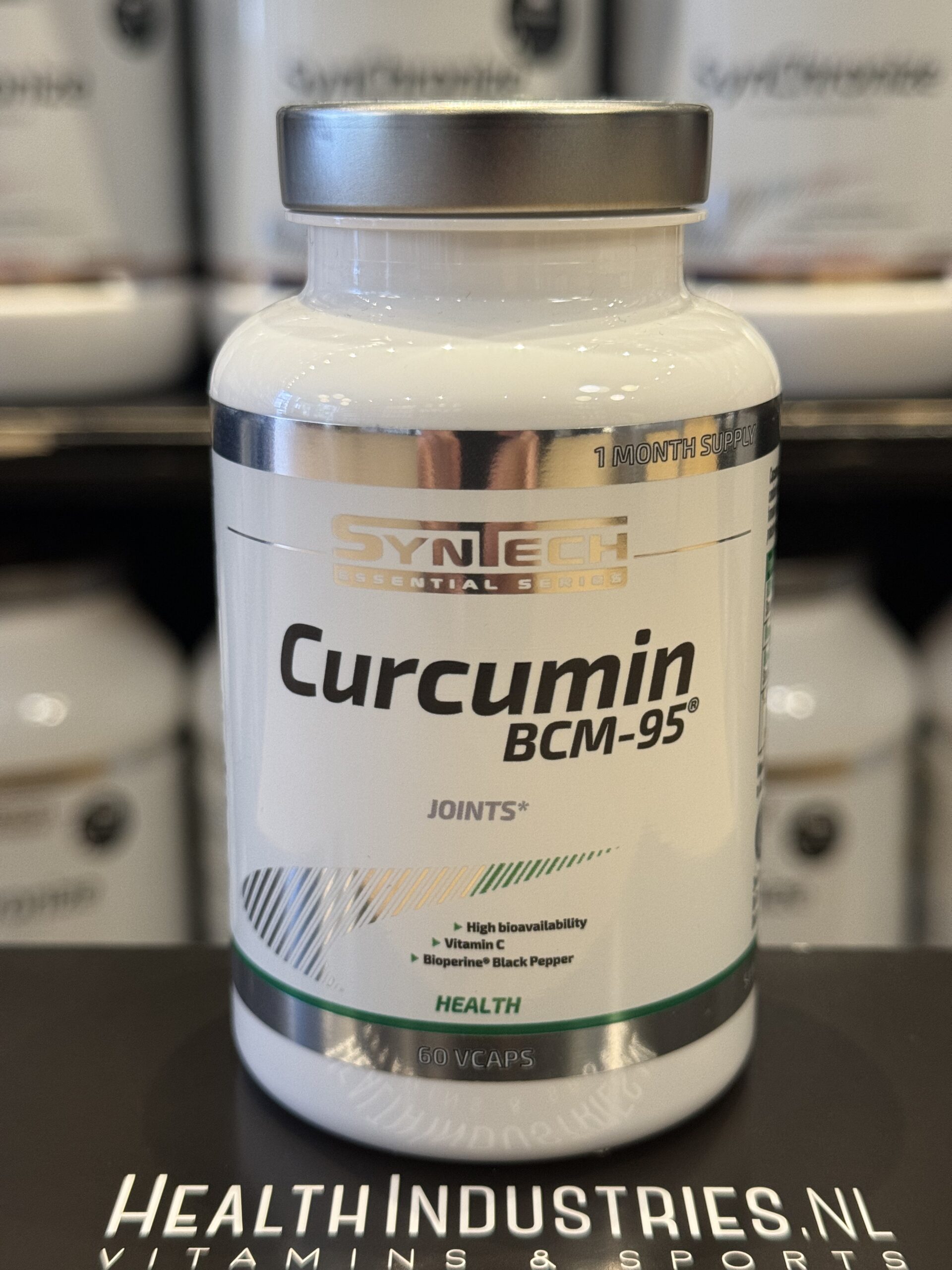 SynTech Curcumin BCM-95 in Store Vooraanzicht SynTech Curcumin BCM-95
