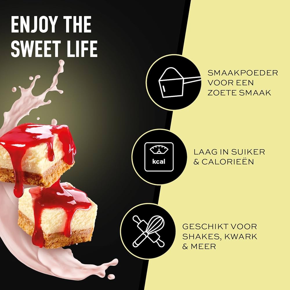 ESN Designer Flavor Powder in de smaak Strawberry Cheesecake Flavor