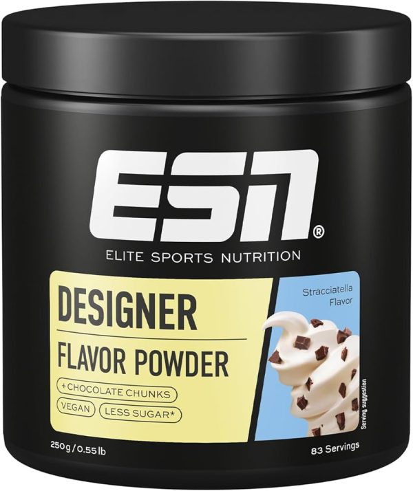 ESN Designer Flavor Powder in de smaak Stracciatella Flavor