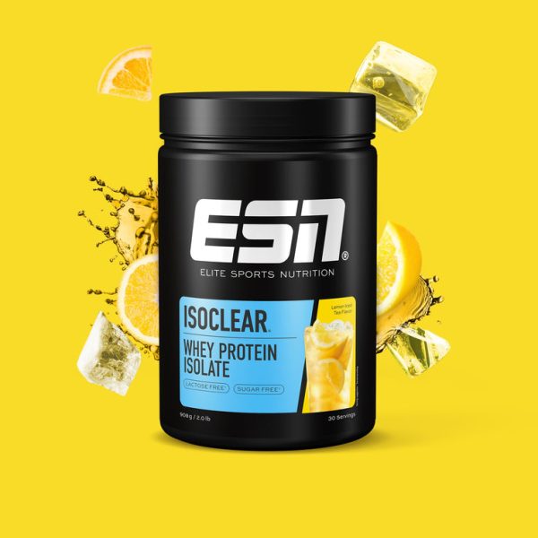 ESN Isoclear Whey Isolate Lemon Iced Tea Flavor