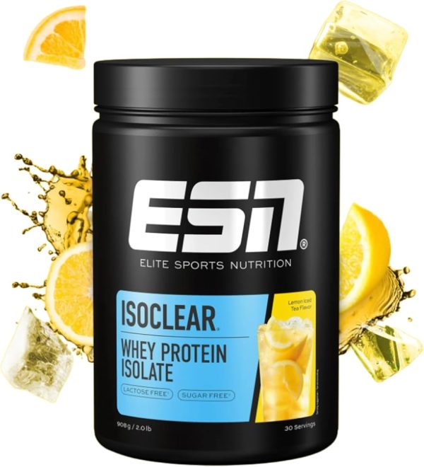 ESN Isoclear Whey Isolate Lemon Iced Tea Flavor