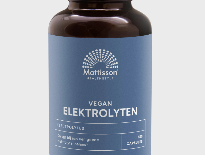 Mattisson Electrolytes capsules afbeelding van een pot met capsules