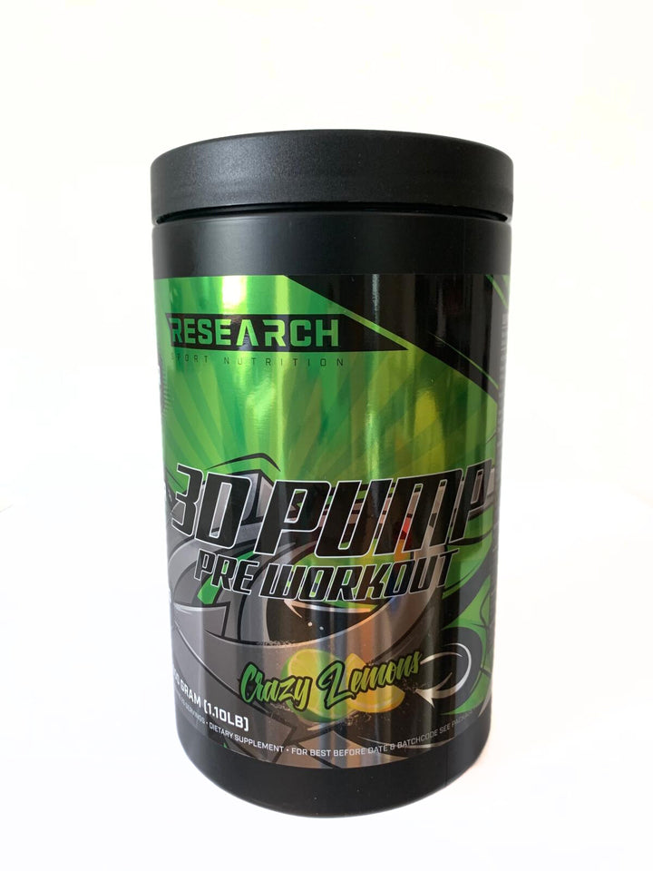 Research 3D Pump Pre Workout afbeelding