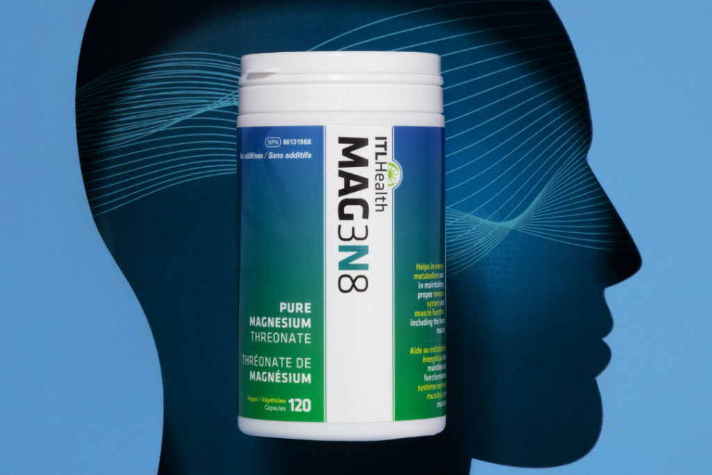 MAG3N8 magnesium threonaat capsules ITL Health voor focus en hersenen